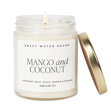 Mango Coconut Jar Candle