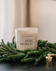 Merry + Bright Matte Jar Candle