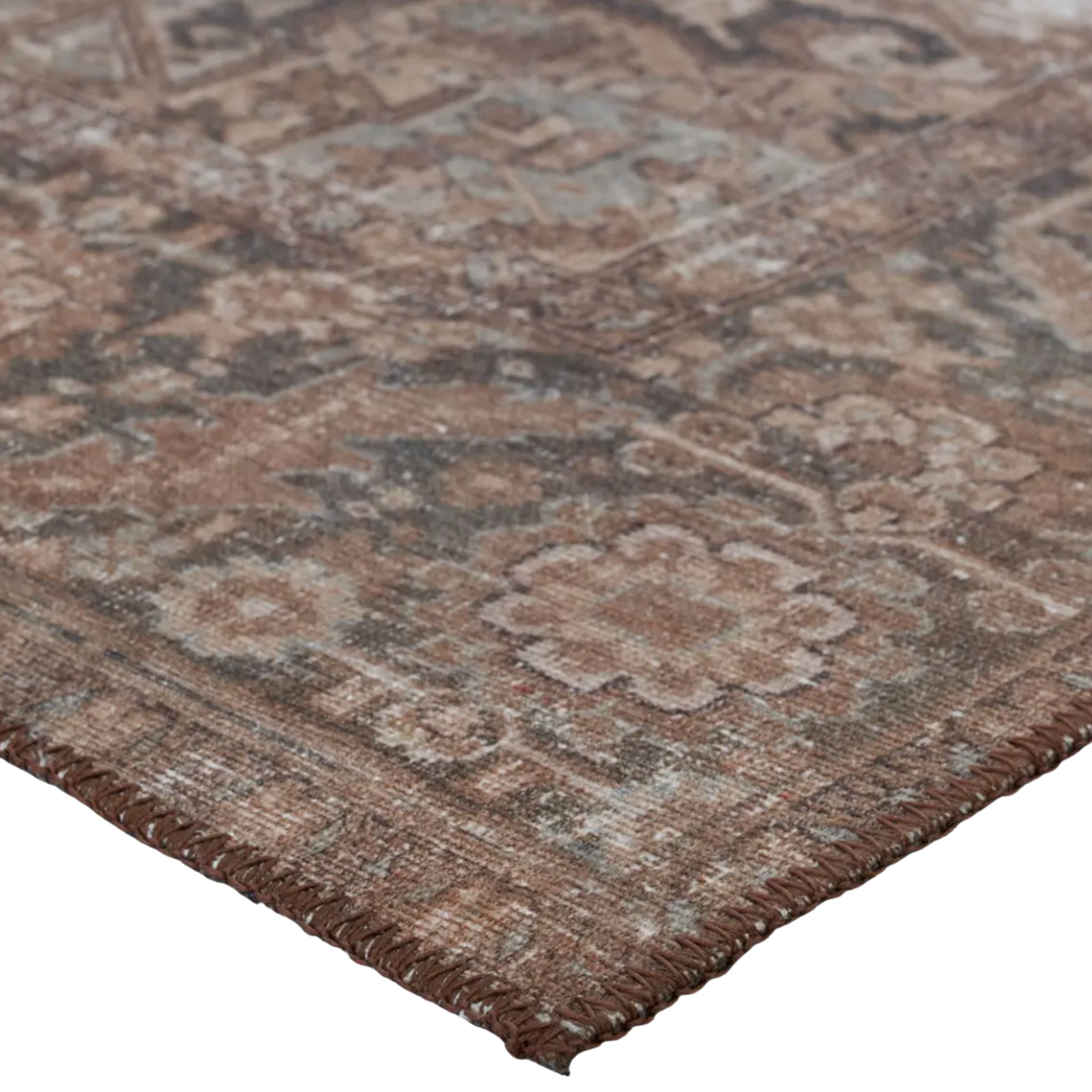 Minita Rug | Brown/ Taupe
