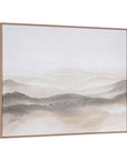 Misty Mountains Hand Painted Canvas