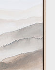 Misty Mountains Hand Painted Canvas