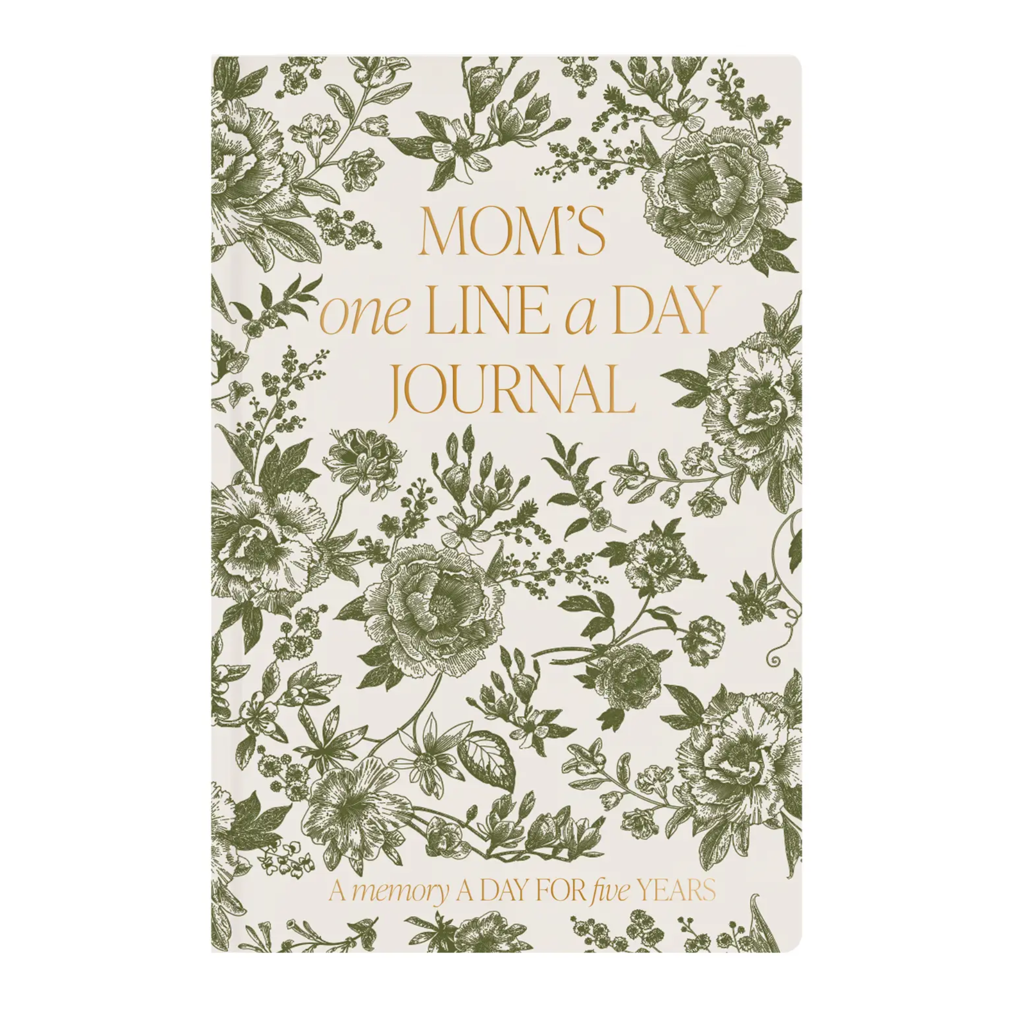 Mom&#39;s One Line a Day Journal | Green Delft
