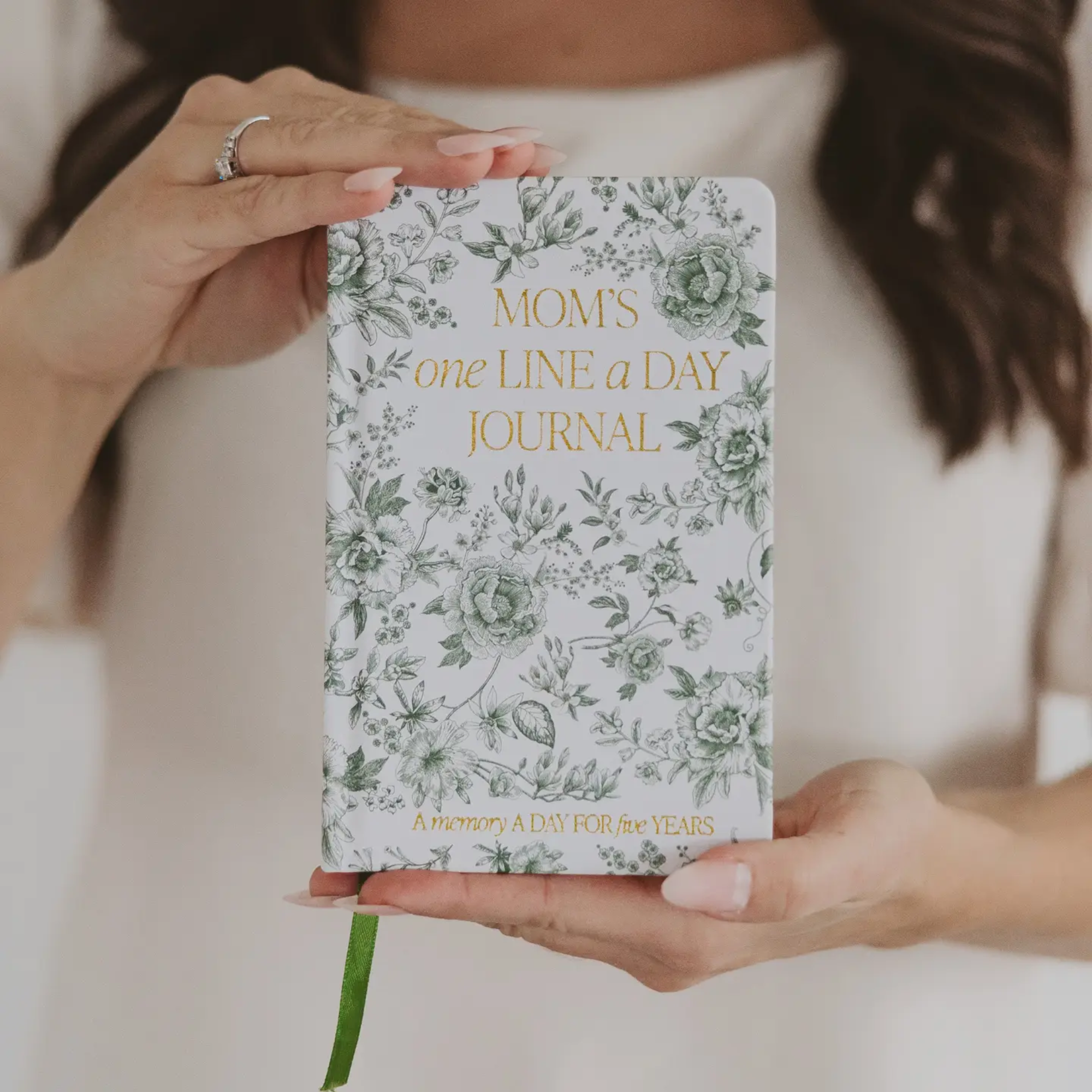Mom&#39;s One Line a Day Journal | Green Delft