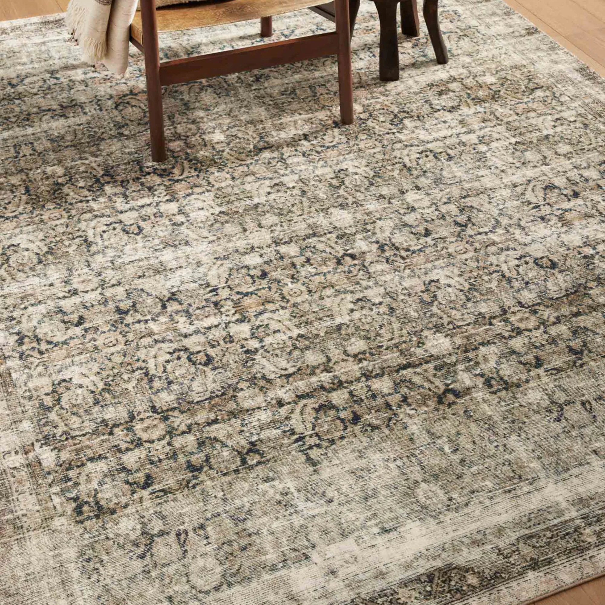Morgan Rug | Navy/Sand