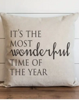 Most Wonderful Time Pillow