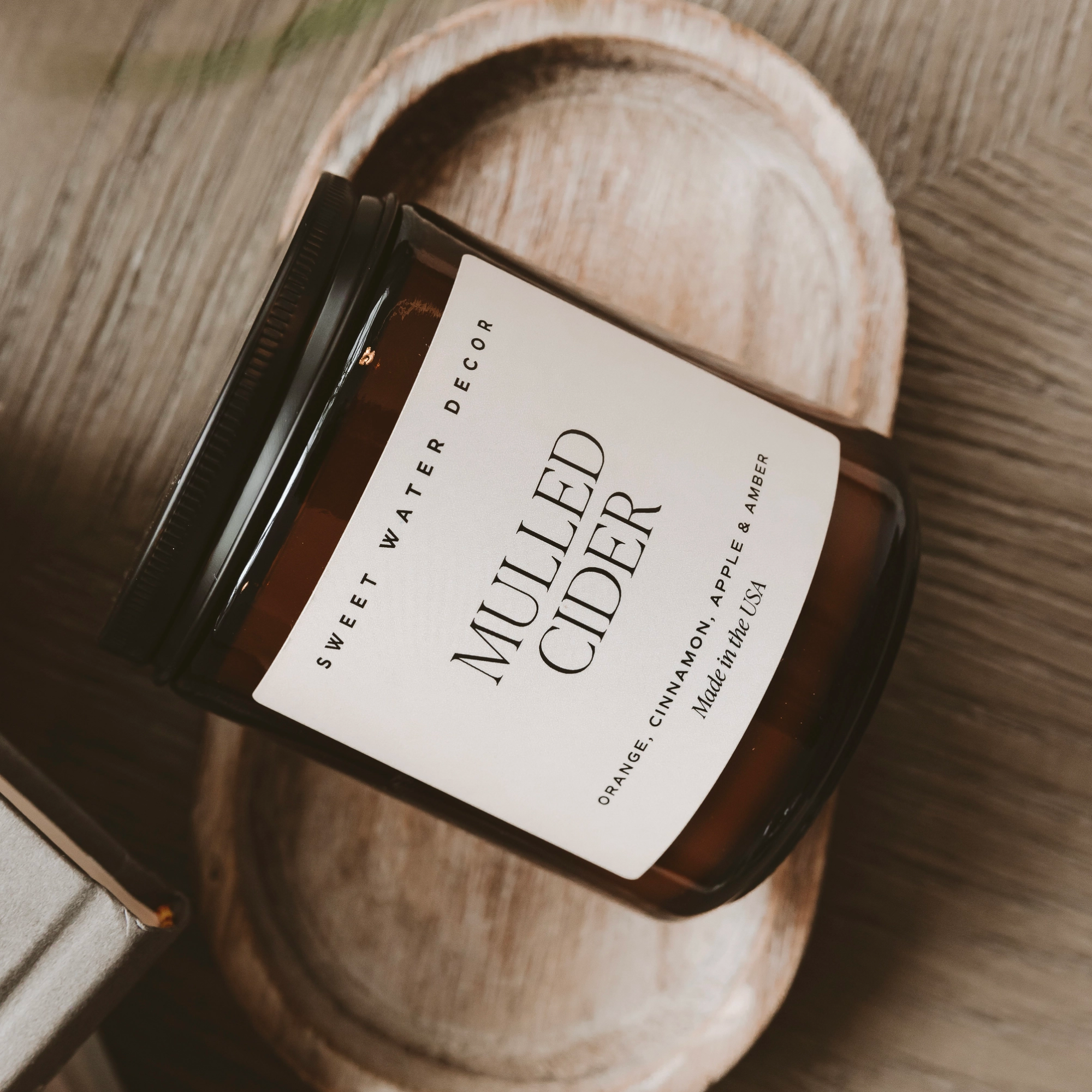 Mulled Cider Amber Jar Candle