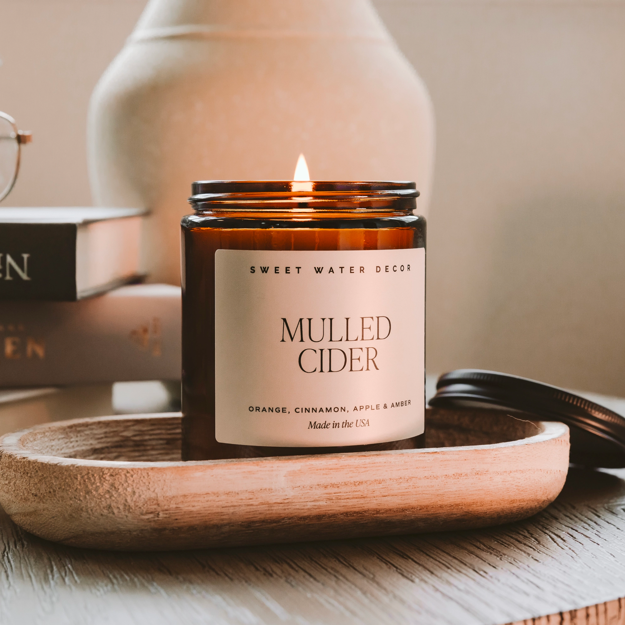 Mulled Cider Amber Jar Candle