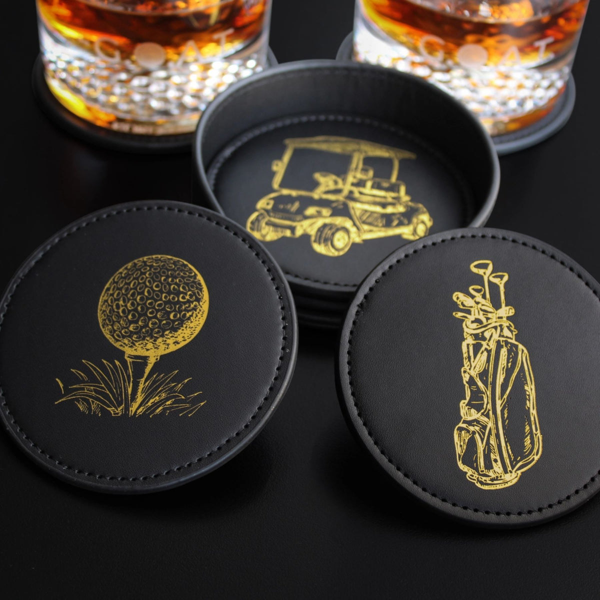 Golf Coaster Set