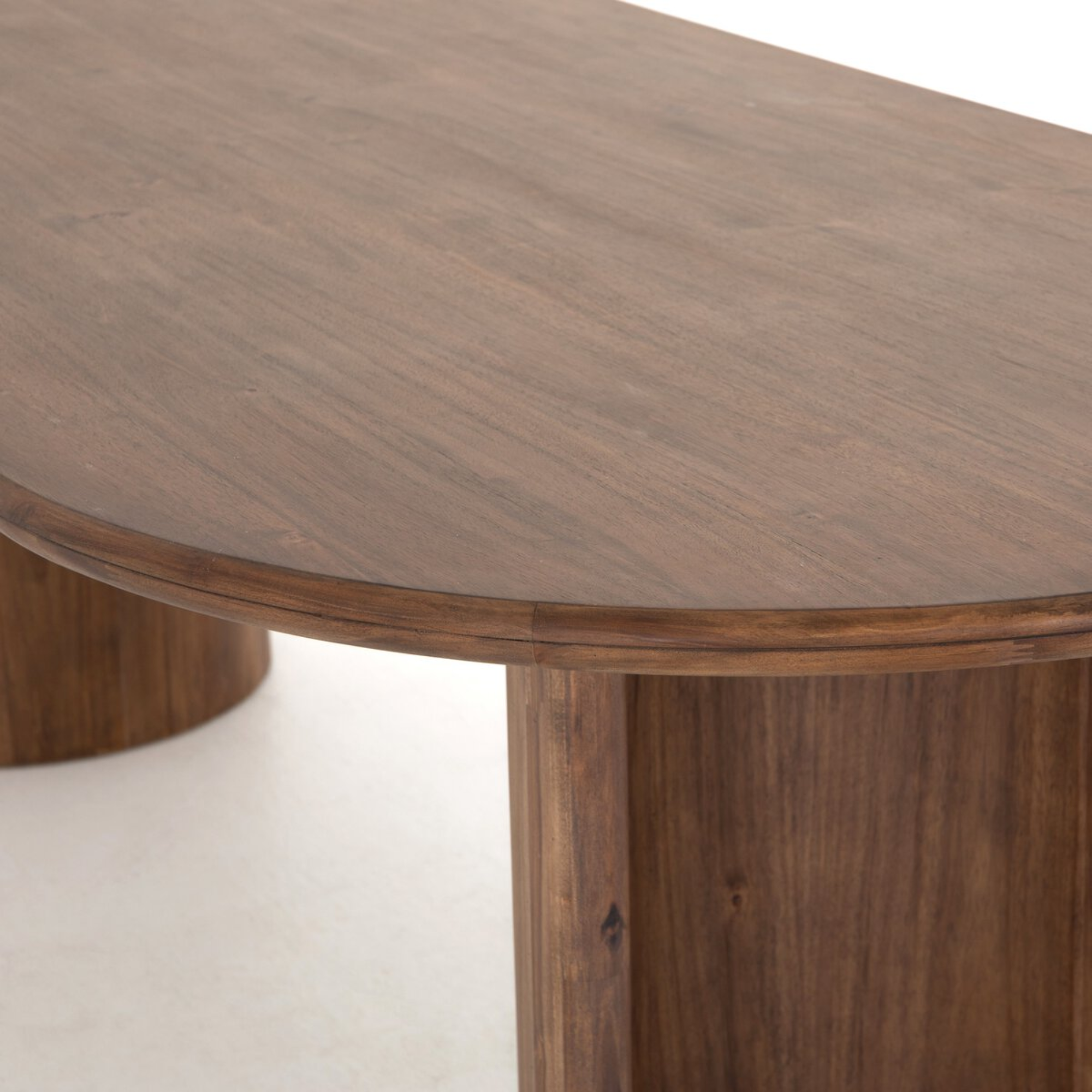 Paden Dining Table | Seasoned Brown Acacia