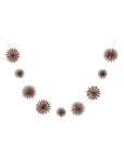 Paper Snowflake Garland - Brown