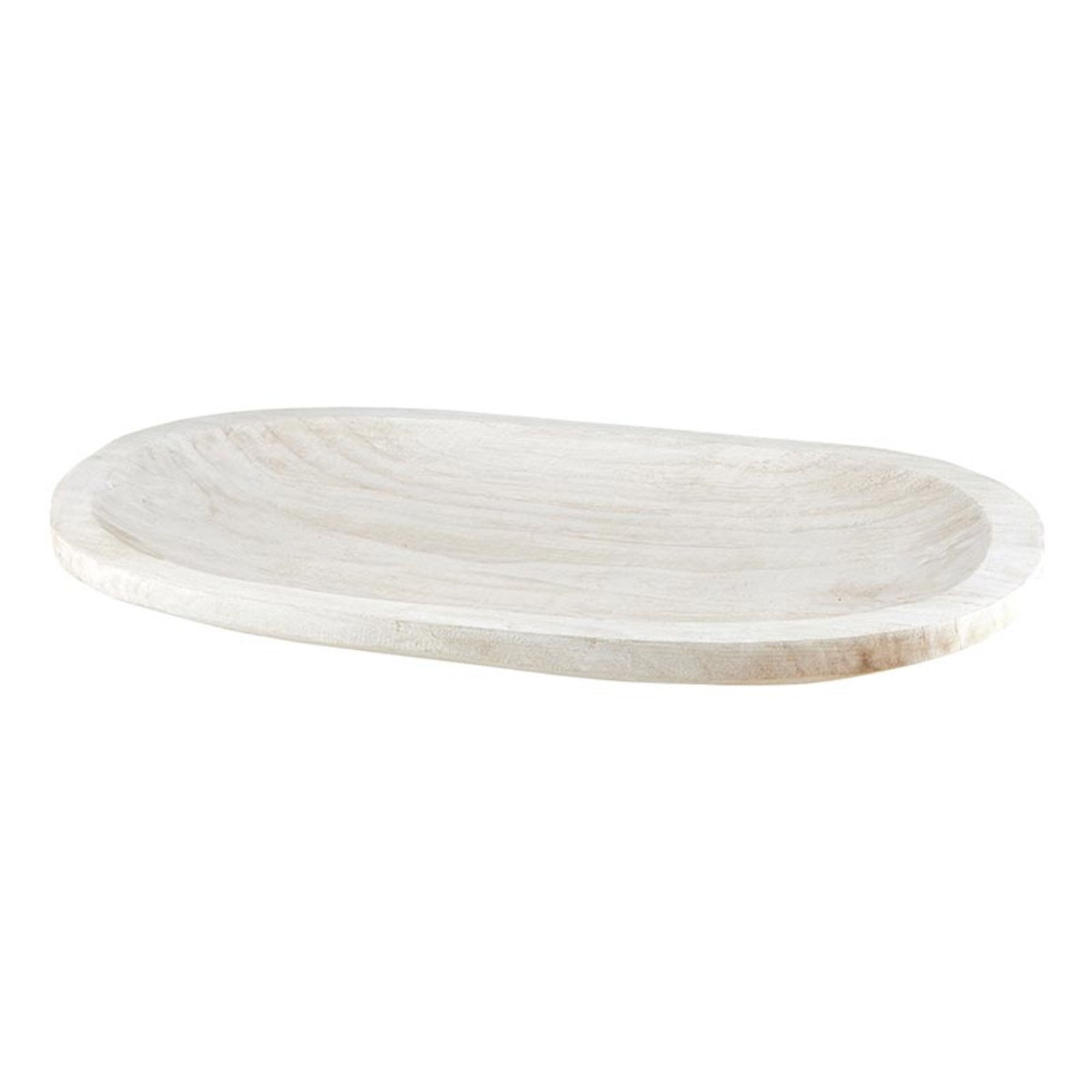 Paulownia Platter | White