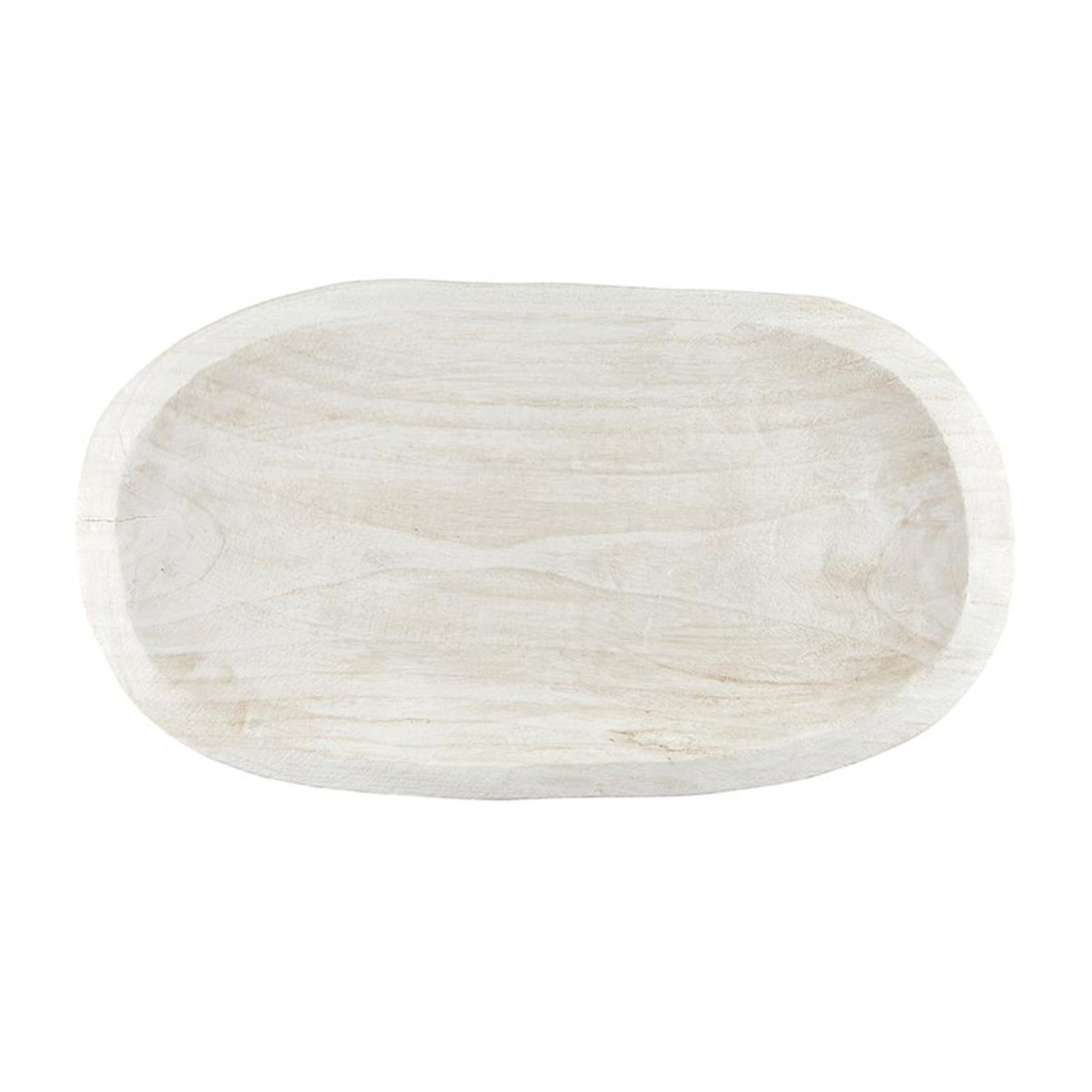 Paulownia Platter | White