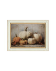 Vintage Pumpkins Framed Antique Art