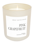 Pink Grapefruit Matte Jar Candle
