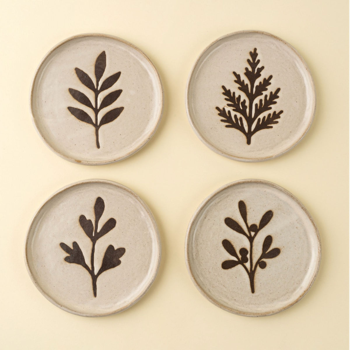Pressed Botanical Dishes | Set of 4