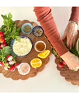 Scalloped Cutting Board Charger