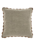 Scalloped Edge Pillow | Fog