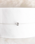 Dainty Legacy Bracelet - White Topaz + Silver