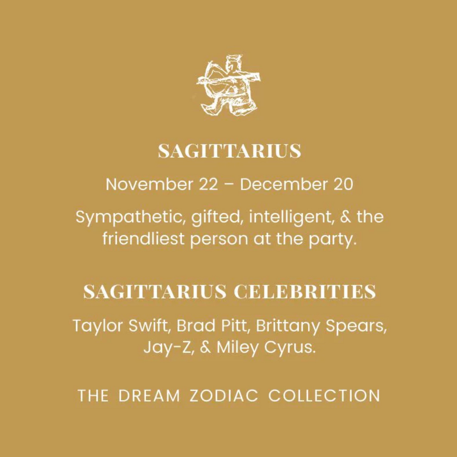 Dream Sagittarius Medallion - Gold