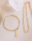 Poise Oval Link Bracelet - Gold