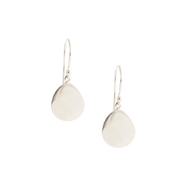 Poise Teardrop Earrings - Silver
