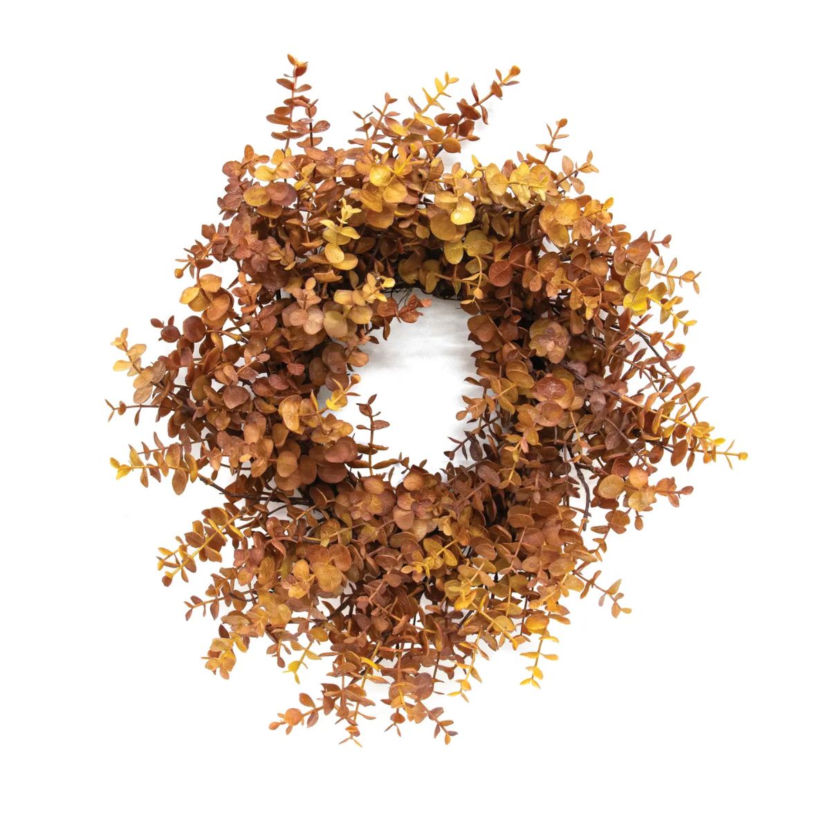 Soft Touch Baby Eucalyptus Wreath | Mustard