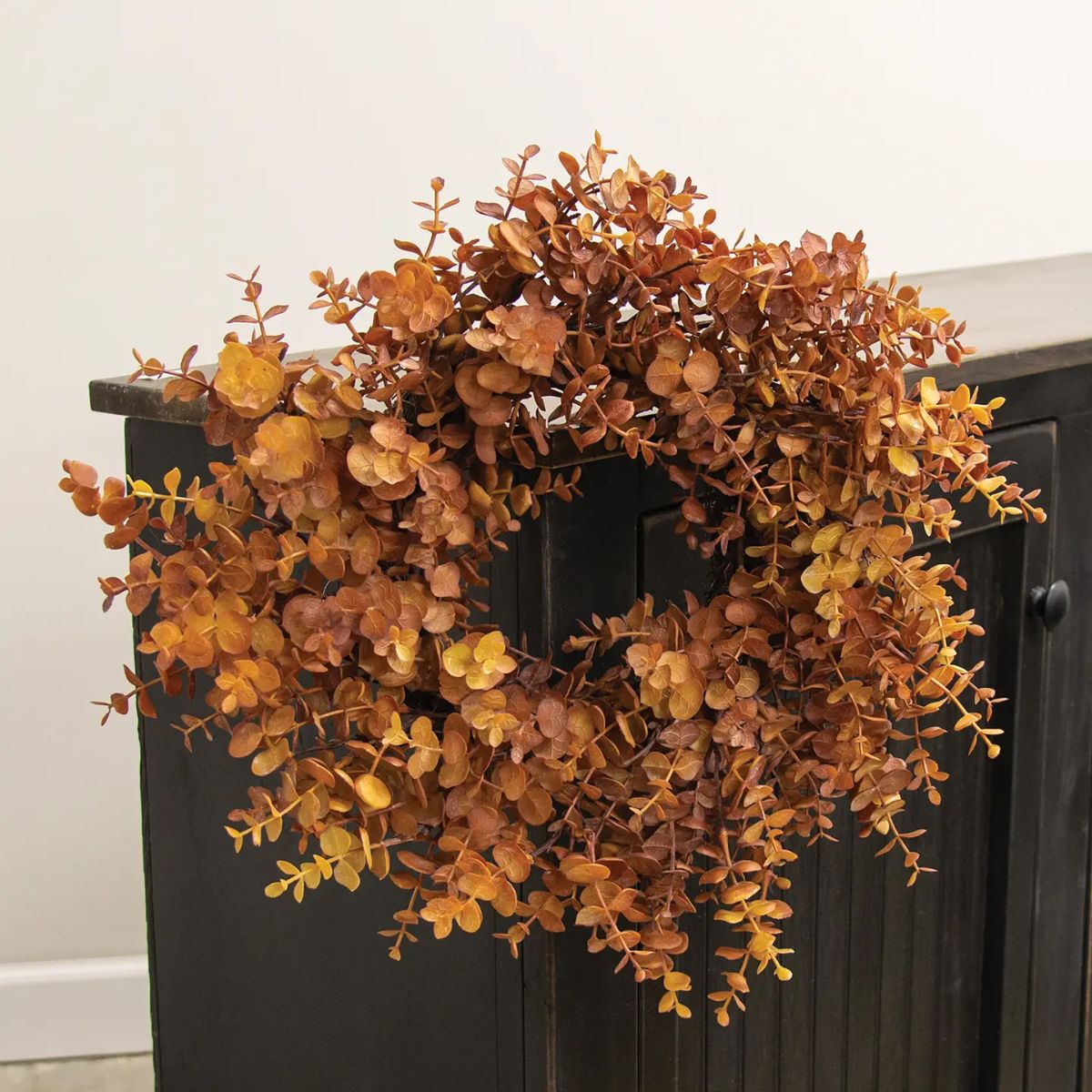 Soft Touch Baby Eucalyptus Wreath | Mustard