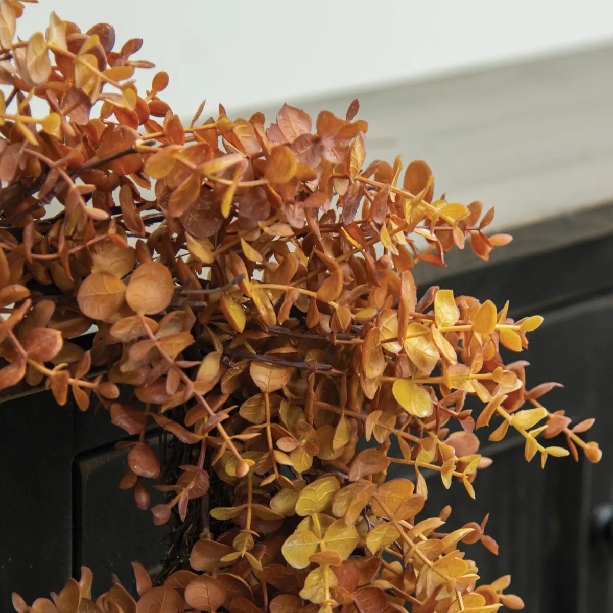 Soft Touch Baby Eucalyptus Wreath | Mustard