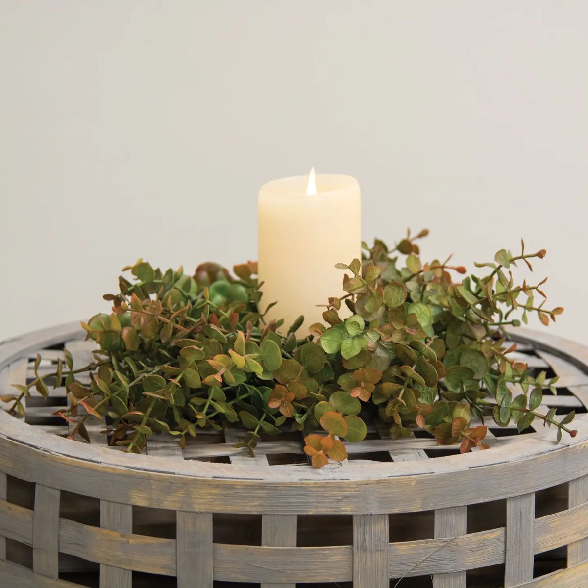 Soft Touch Baby Eucalyptus Wreath | Olive Green