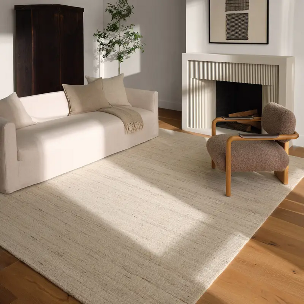 Habit Ripple Rug Simone Solon Rug | Beige – Simone & Ivy