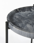 Stella Accent Table - Grey Marble