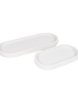 Stoneware Tray - White