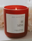 Be Mine Jar Candle | Red Matte