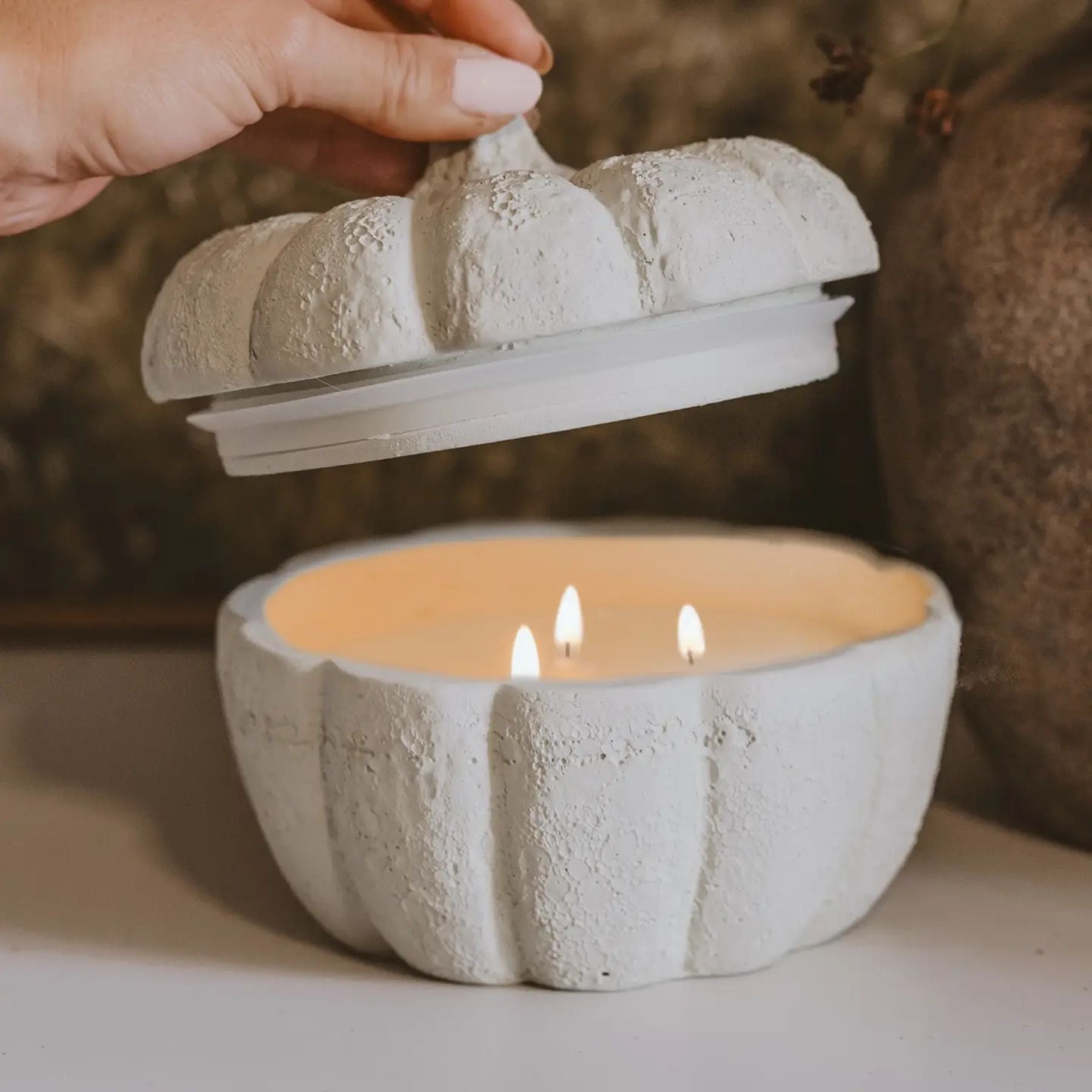 Cashmere + Vanilla Pumpkin Jar Candle