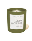 Merry & Bright Matte Jar Candle | Green