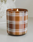 Pumpkin Spice Plaid Boxed Candle