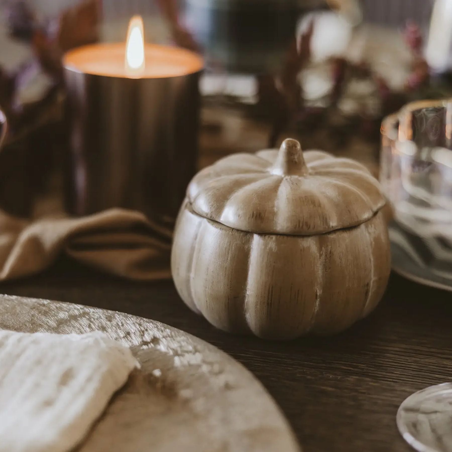 Pumpkin Spice Pumpkin Jar Candle