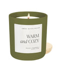 Warm + Cozy Matte Jar Candle | Green