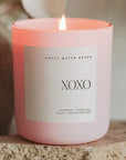 XOXO Jar Candle | Pink Matte