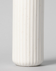 Fable Tall Bud Vase - Speckled White