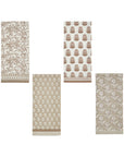 Taupe Printed Hand + Dish Towel