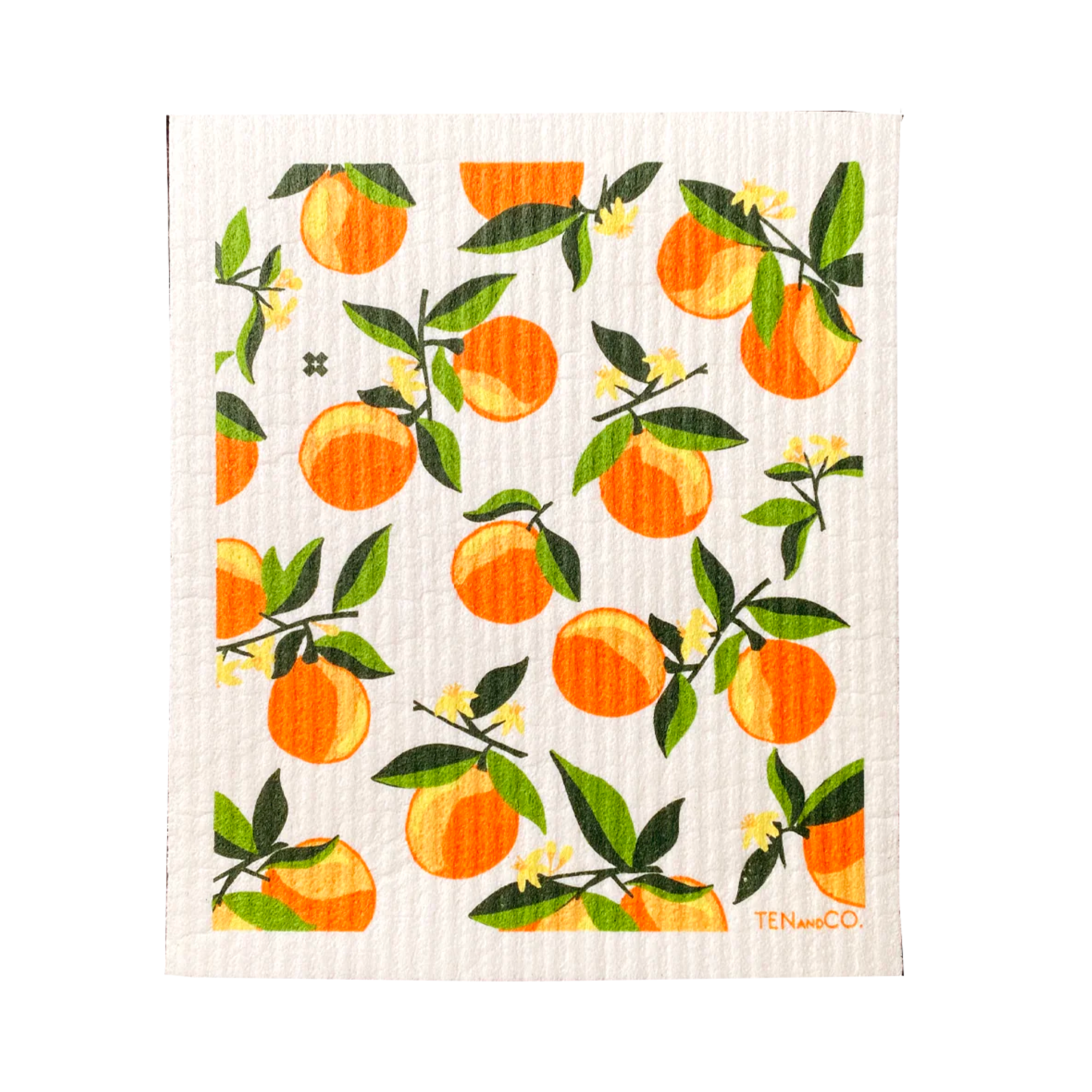 Orange Blossom Sponge Cloth