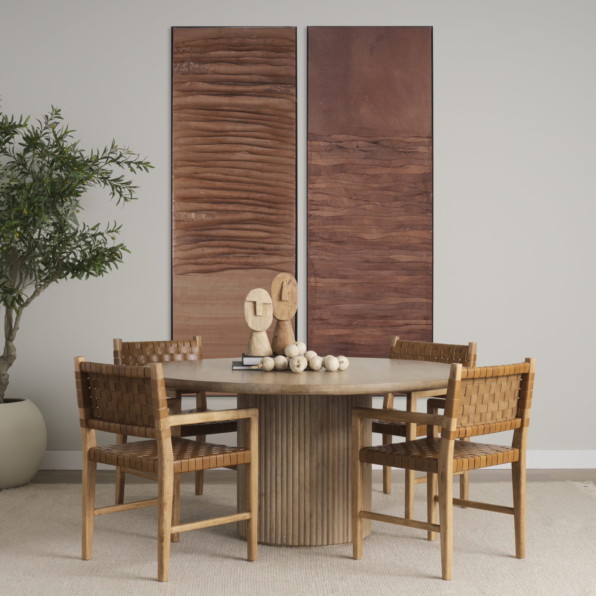 Terra Dining Table | Light Brown