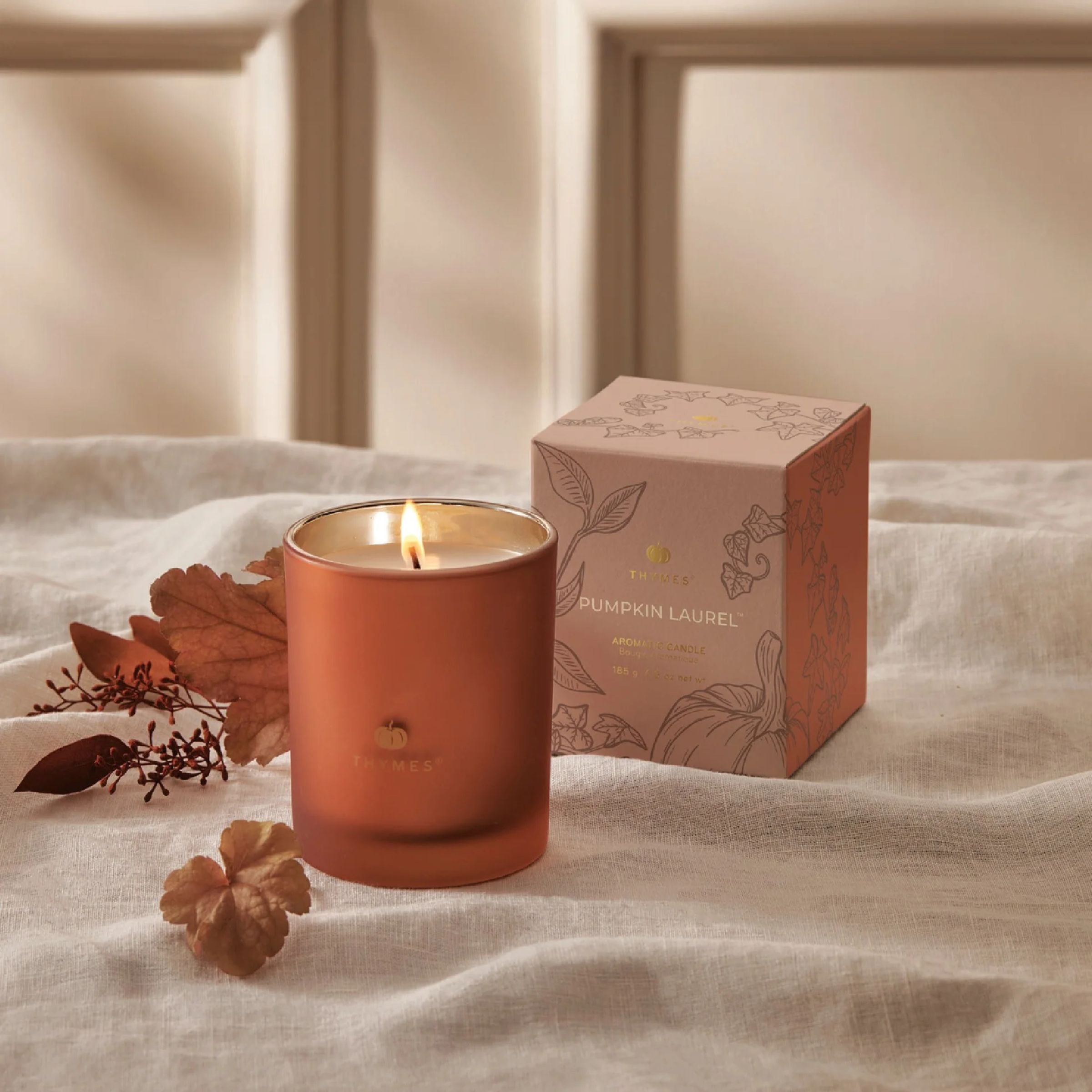 Pumpkin Laurel Boxed Candle