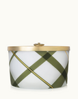 Frasier Fir Frosted Plaid 3-Wick Candle