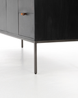 Trevor Media Console - Black Wash