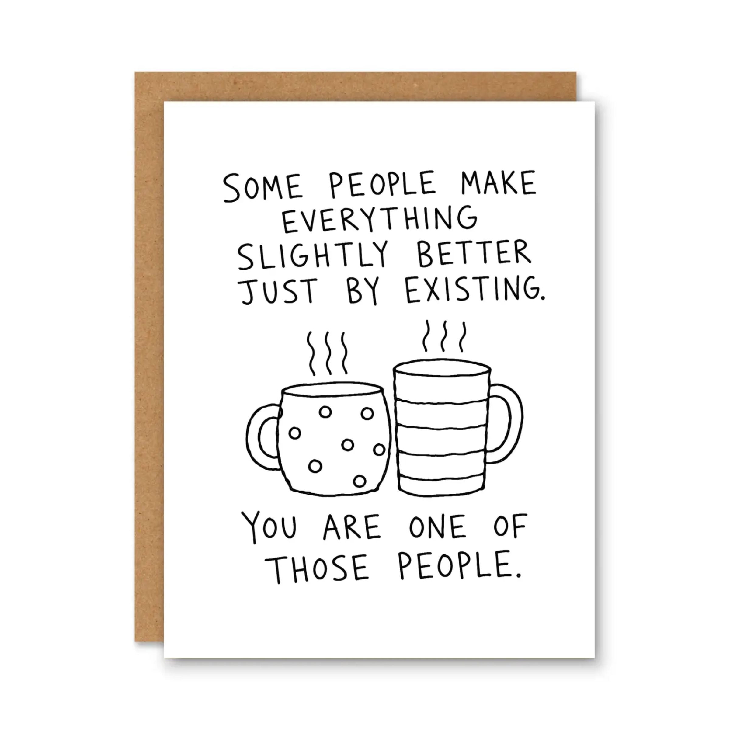 Two Mugs Friendship Card