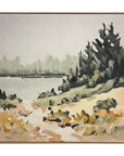 Green Horizon Framed Art