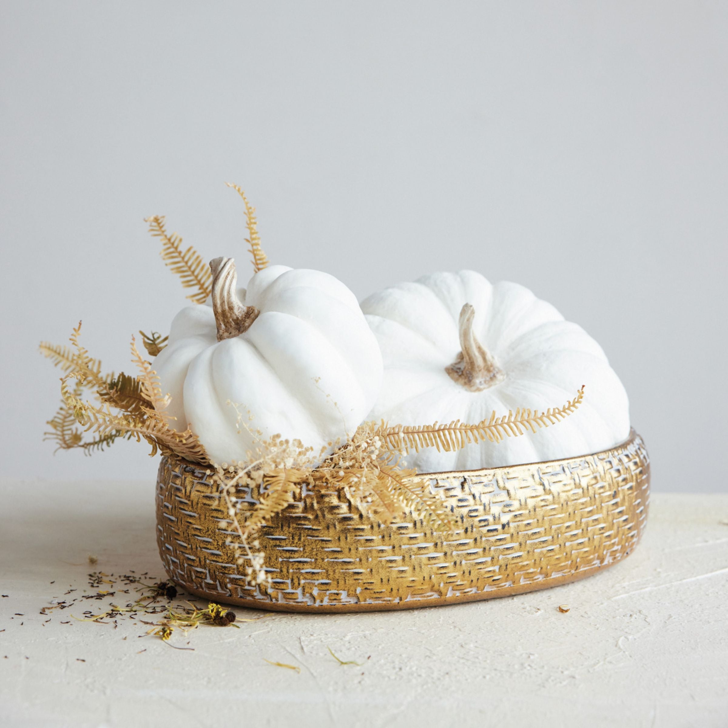 White Pumpkin Decor