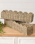 Scallop Edge Seagrass Basket